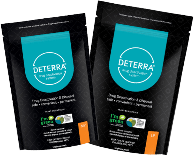 Deterra disposal bags for prescription drugs